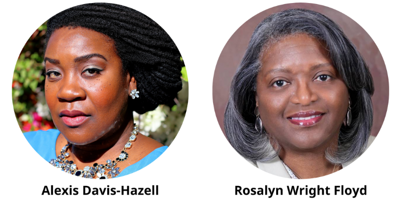 Alexis Davis-Hazell and Rosalyn Wright Floyd