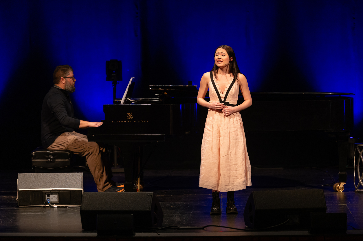 Pianist Aaron Jodoin with Olivia Hellman