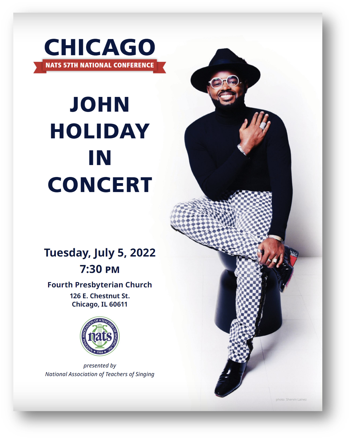 John Holiday program cover