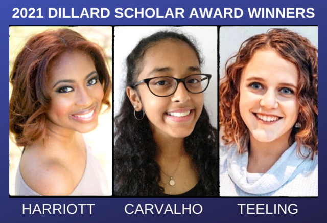 2021 Dillard Scholar Award winners