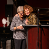 Past NATS President Linda Snyder is honored by current President Diana Allan during the pre-finals champagne reception hosted by Bedell Cellars.