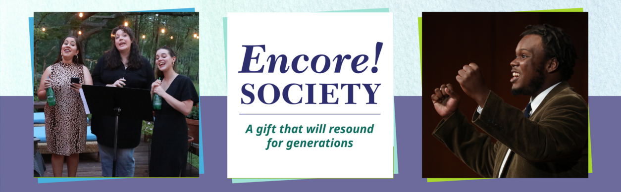 Encore Society banner