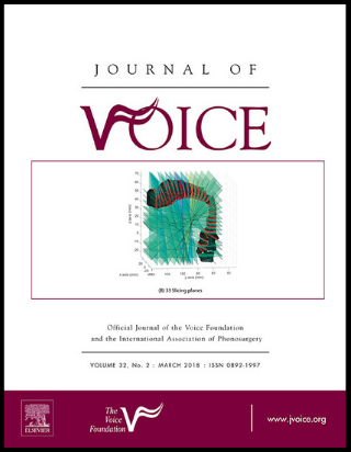 Journal of Voice cover